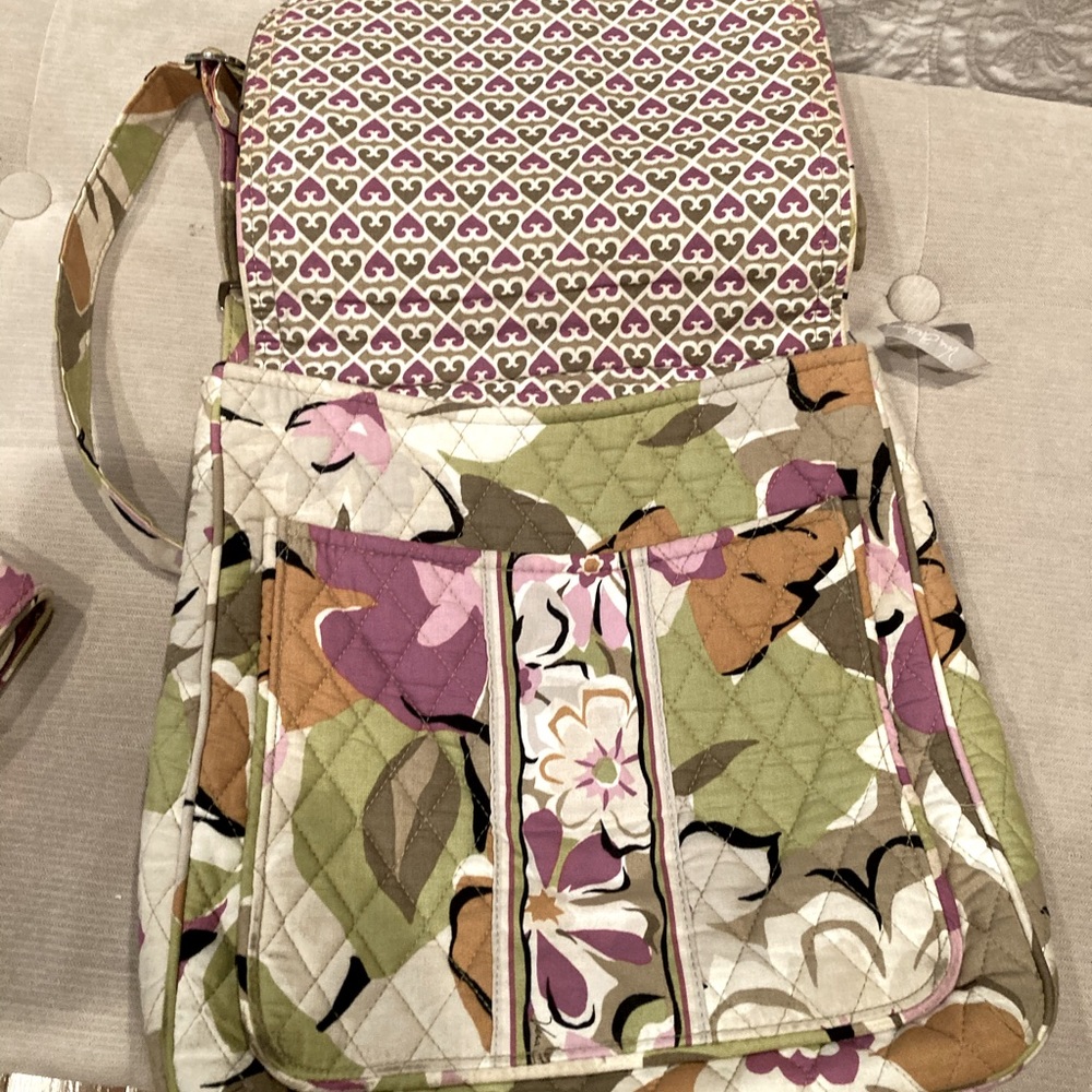 Vera Bradley mail / crossbody bag and wallet